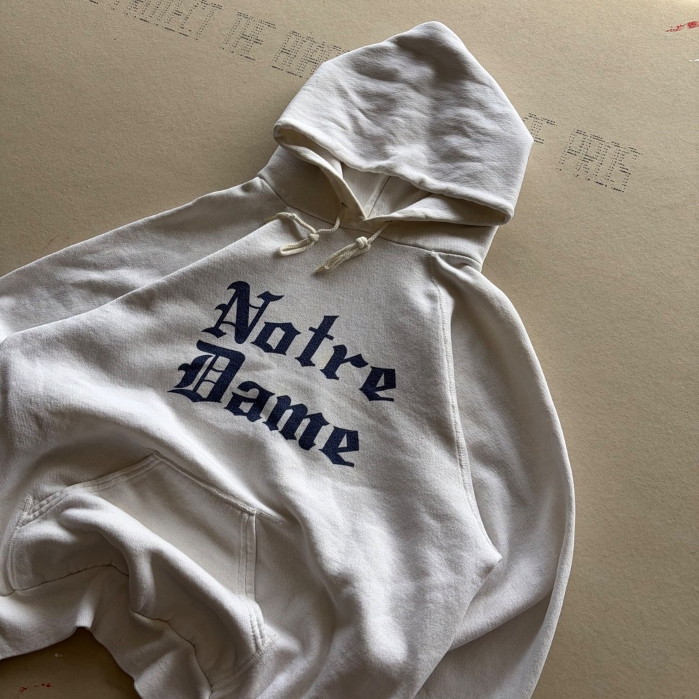 Vintage 80s Champion Notre Dame Hoodie